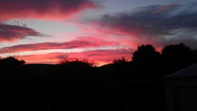 Sonnenuntergang in Hastings