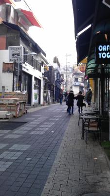 Café Straße in Itaewon