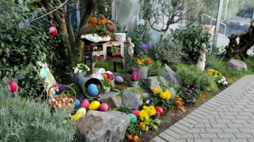 Osterdekoration im Luisenpark: Auch zu Ostern ein Besuch wert!