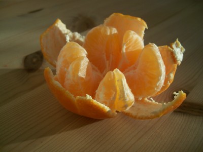 Mandarinenschnitze