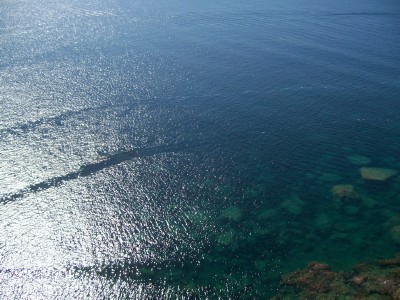 Meerwasser bei Bonifacio