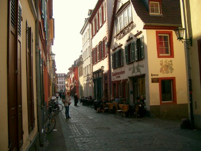 Seitengasse in Heidelberg