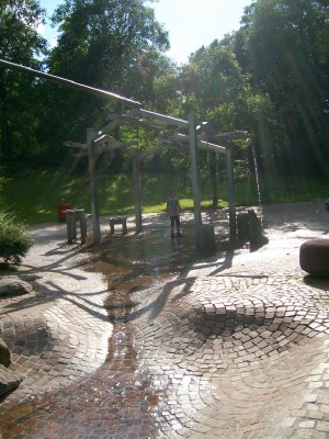 Wasserspielplatz im Luisenpark
