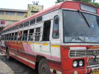 Busfahren in Indien...