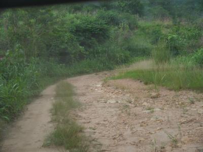 Hauptverbindungsstraße nach Ghana 