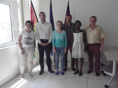 Besuch in der deutschen Botschaft in Lomé zum Informationsgespräch