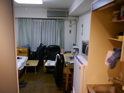 Bild meines Zimmers aus der Eingangsperspektive.