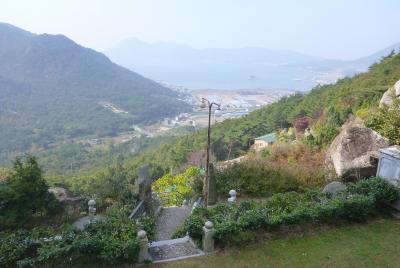 blick von 500 m runter aufs Meer