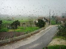 Chuva, chuva, chuva - ja, es regnet hier viel. Das ist der Blick aus meinem Fenster