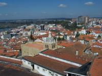 Blick von der Uni auf Coimbra