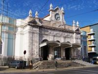 Der Bahnhof an dem ich angekommen bin, Coimbra-A, der innnerstaedtische Regionalbahnhof von Coimbra