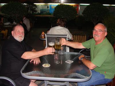 Bayrisches Bier mit einem Bayer in Shanghai