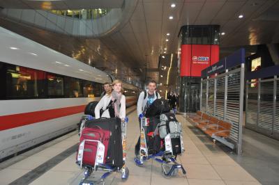 ...Ankunft Frankfurt Flughafen...