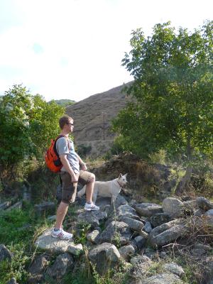 Herr und Hund