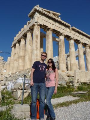 Vor der Akropolis