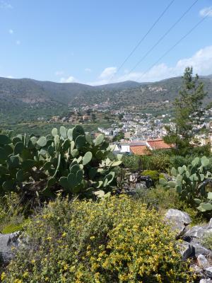 Blick auf Elounda