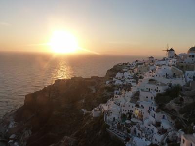 Sonnenuntergang &uuml;ber Ia