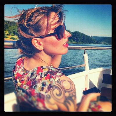 Auf dem Deck der La Paloma