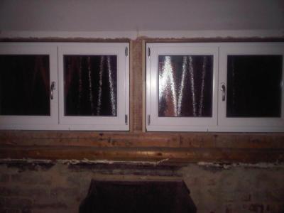 ...die neuen Fenster im Duschbad...