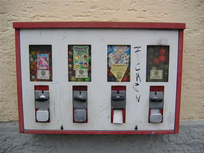 ein kaugummiautomat
