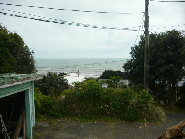 james sicht auf das meer aus dem fenster