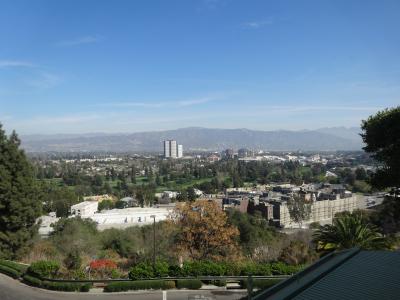 Die Aussicht von einer Plattform in den Universal Studios // The view from a platform at the Universal Studios
