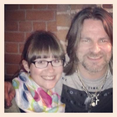 Nachdem wir auf dem Konzert in der St-Georgen-Kirche waren, habe ich noch ein Foto mit Ray Wilson bekommen :) // After the concert we in St.-Georges-Church was finished, I got a photo with Mr Ray Wilson himself :)