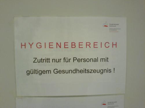 Hygiene Studentenwerk