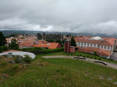 ,,Guarda", Städtchen in Portugal von oben