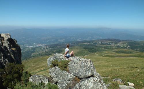 Die Aussicht vom Berg