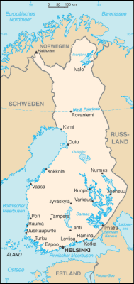 Finnland Karte (Wikipedia)