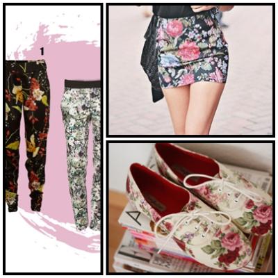 Hier sind ein paar Blumenmuster!