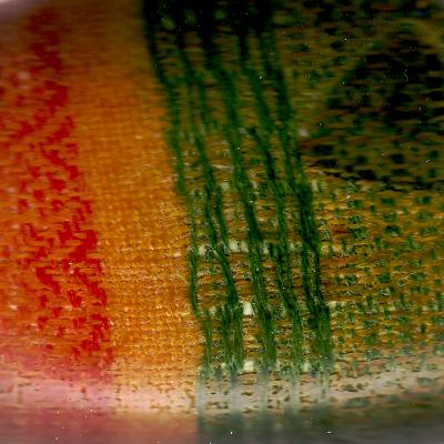 textil gestaltetes hanfgewebe, nativer stützkern