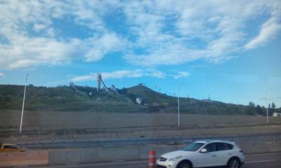 Die Skisprungschanze Olympia 1988