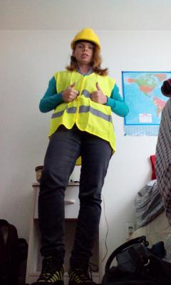 Ich als Hilfsbauarbeiter ;-)