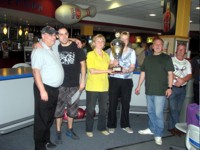 Gewinner des Bowlingcups die Salatschnecken vom KGV Goldene Höhe 