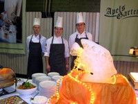 Büfett vom Leipziger restaurant "Apels Garten"