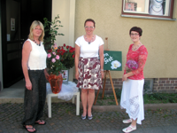 Angela Gerlach, Bärbel Mens und Doreen Leubner (v.l.n.r.)