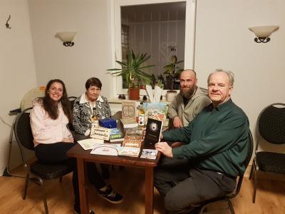 Valentinslesung mit Susi Günther, Ingeborg Schuchart, Sven Billwitz und Matthias Kudra (v.l.)(Quelle: MLST)