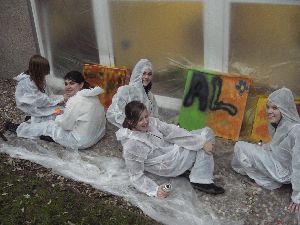 Das sind Joanna,Hilal,Anna,mai andTini 