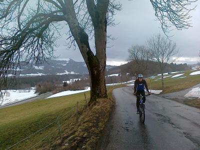 Climbing towards Faistenoy