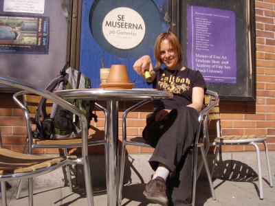 Cafe und Marzipantörtchen in Umeå