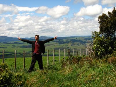 Ich am Maunganui Bluff - OBEN :)