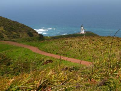 Blick auf den Leuchtturm Cape Reinga