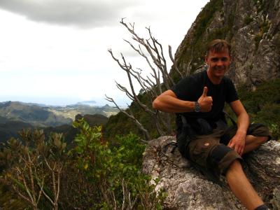 Ausblick ueber der Pinnacle Hut