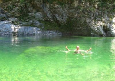 Schwimmen im Pelorus-River - sweet ;)