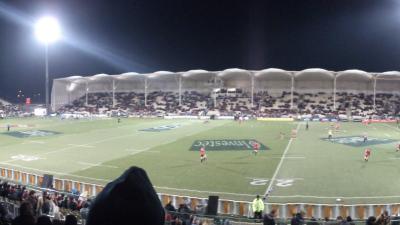 Rugbygame in Christchurch Cruicaders vs Bulls
<br />
