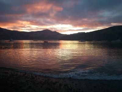 Akaroa - Halbinsel vor Christchurch Akaroa - Halbinsel vor Christchurch