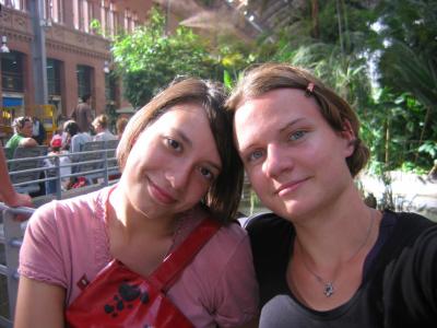 Mit Andrea im Bahnhof Atocha