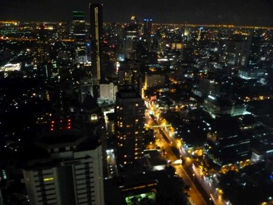 Blick vom Vertigo, dem h&ouml;chsten Freiluftrestaurant der Welt.